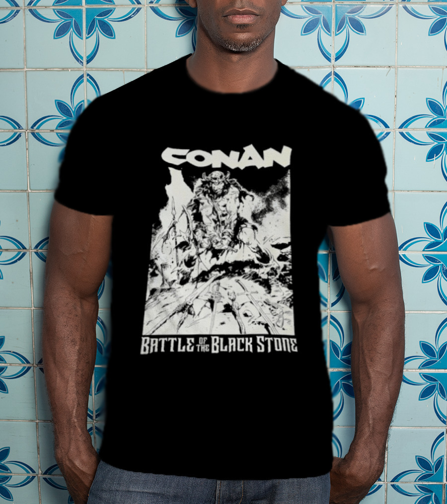 Conan Battle Of The Black Stone Fantasy Adventure T-Shirt