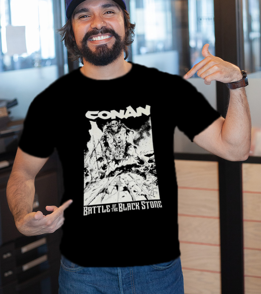 Conan Battle Of The Black Stone Fantasy Adventure T-Shirt