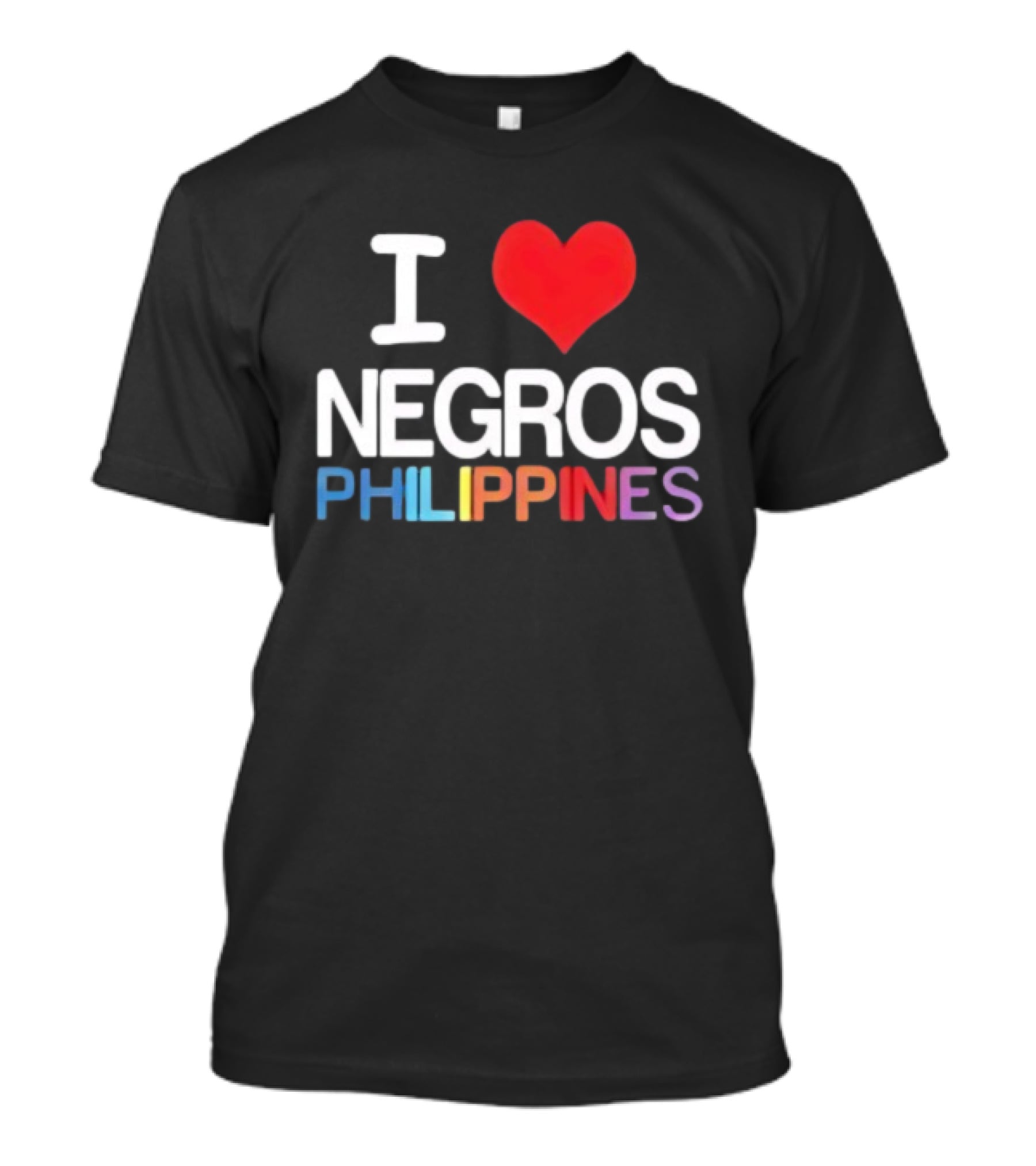 I Love Negros Philippines Heart Symbol T-Shirt