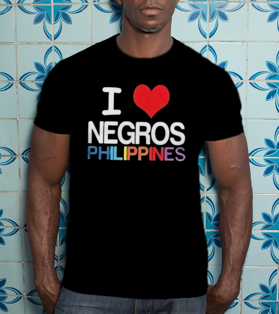 I Love Negros Philippines Heart Symbol T-Shirt