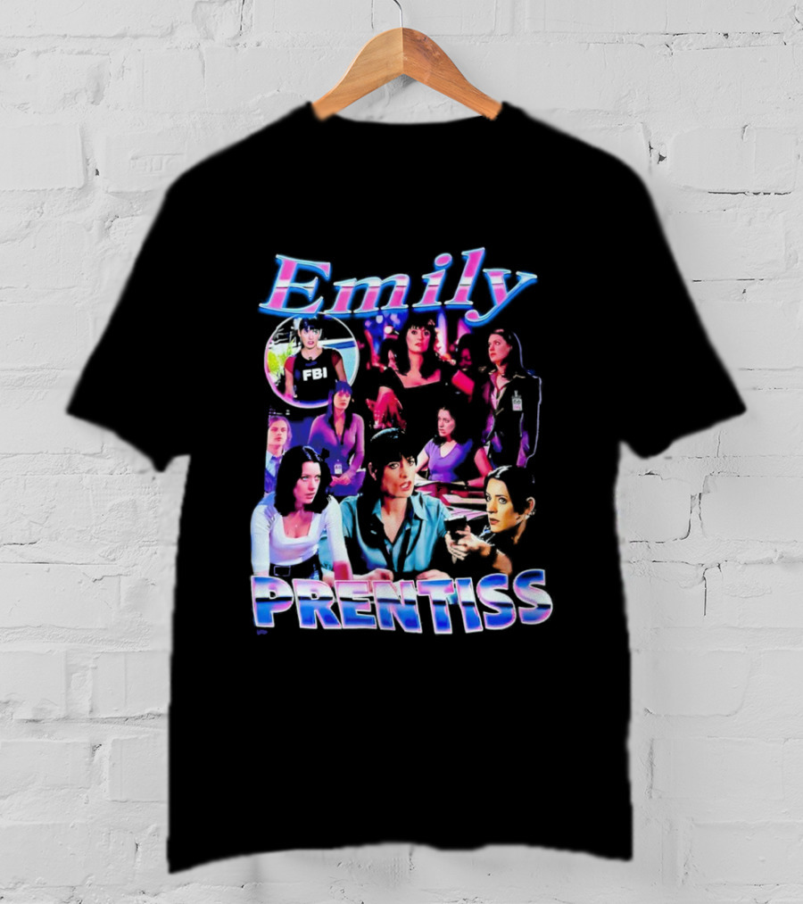 Emily Prentiss FBI Criminal Minds Collage T-Shirt