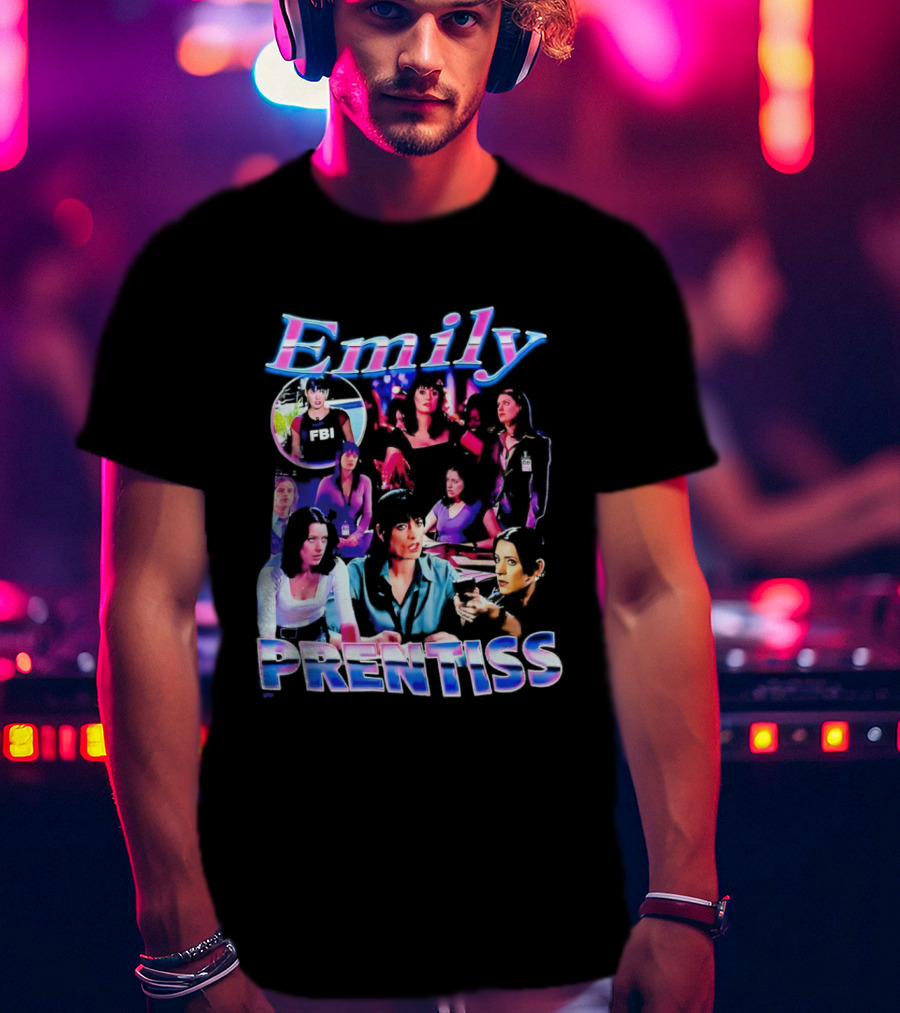 Emily Prentiss FBI Criminal Minds Collage T-Shirt
