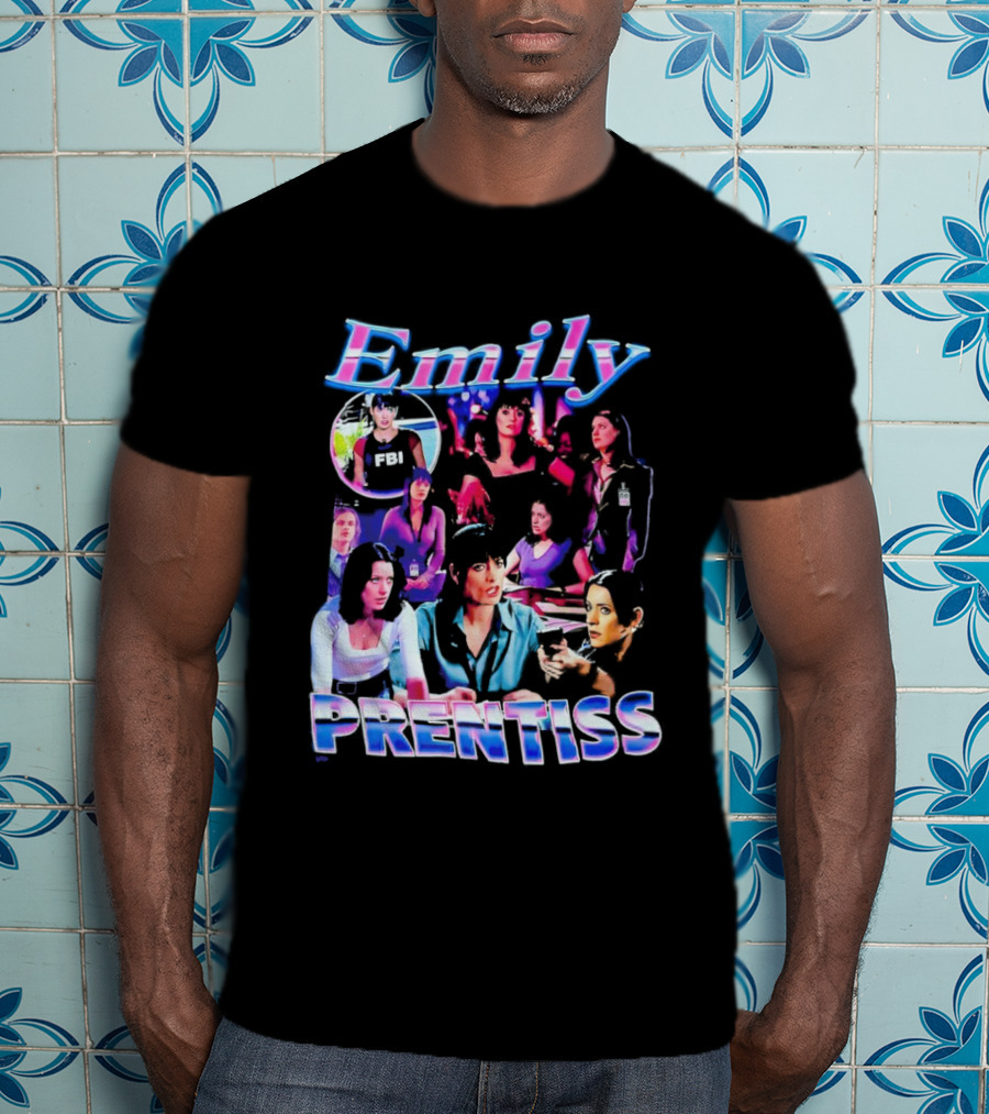 Emily Prentiss FBI Criminal Minds Collage T-Shirt