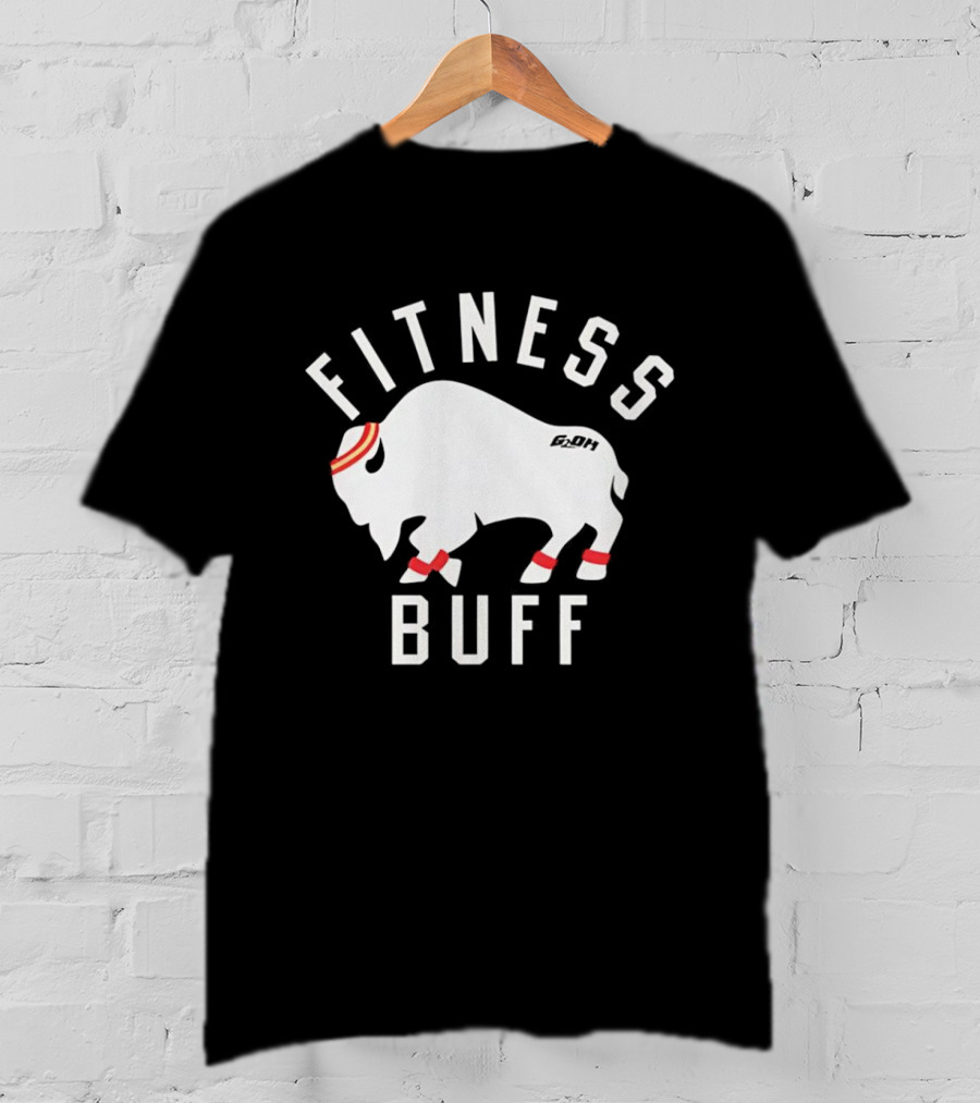 Fitness Buff Headband Bison T-Shirt