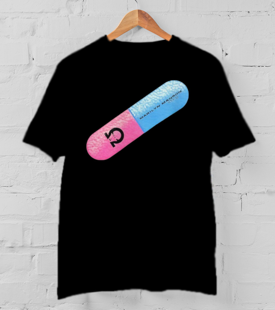Marilyn Manson Mechanical Animals Pill Design T-Shirt