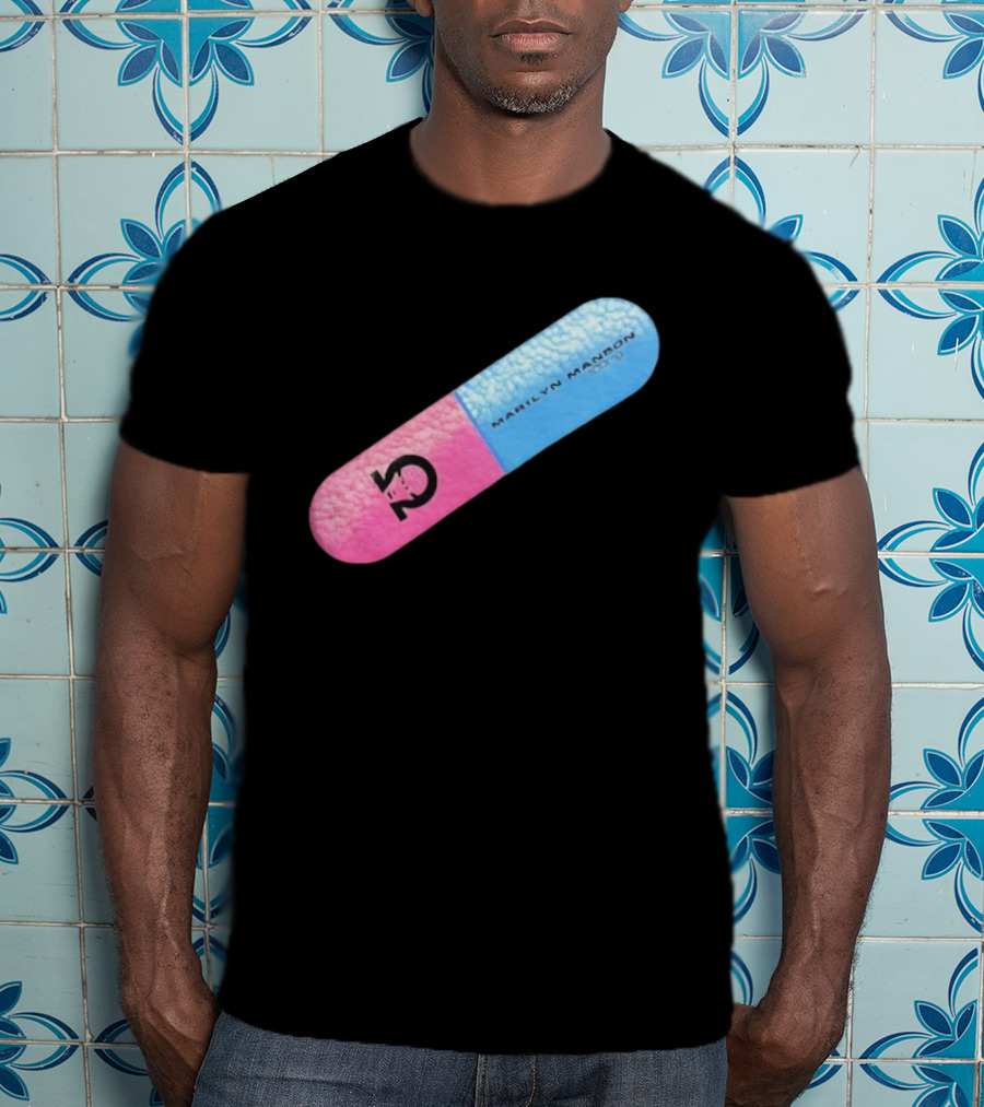 Marilyn Manson Mechanical Animals Pill Design T-Shirt