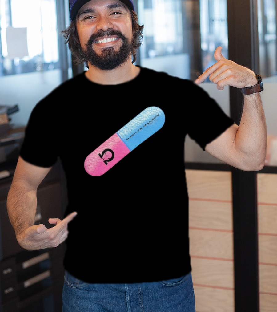 Marilyn Manson Mechanical Animals Pill Design T-Shirt