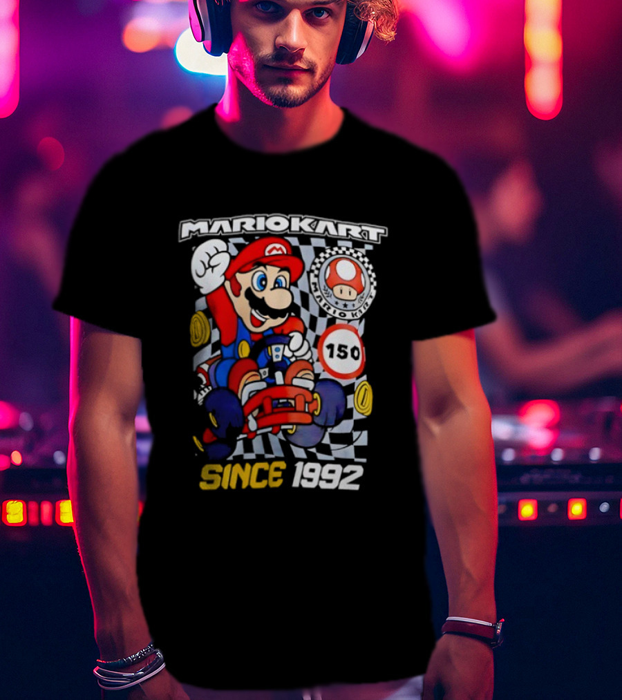 Super Mario Kart Racing Champion 150cc Since 1992 T-Shirt