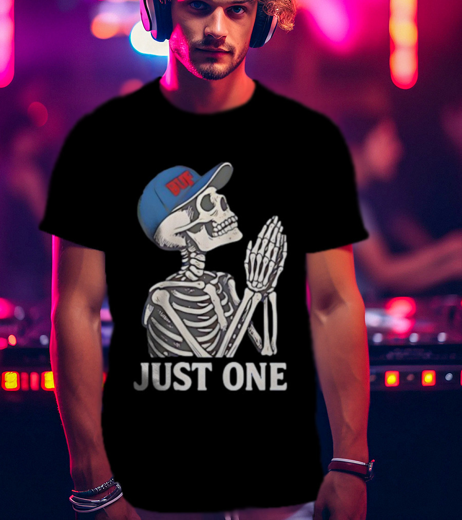 Buffalo Bills Super Bowl Wish Skeleton Praying BUF Hat T-Shirt