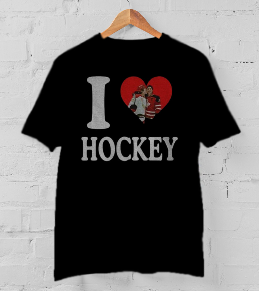 Ilya Rozanov Shane Hollander I Love Hockey Rivalry T-Shirt