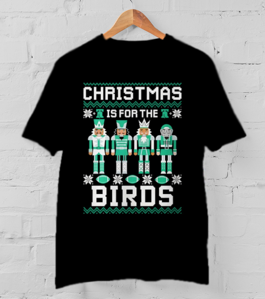 Christmas Is For Me Eagles Birds Nutcracker T-Shirt
