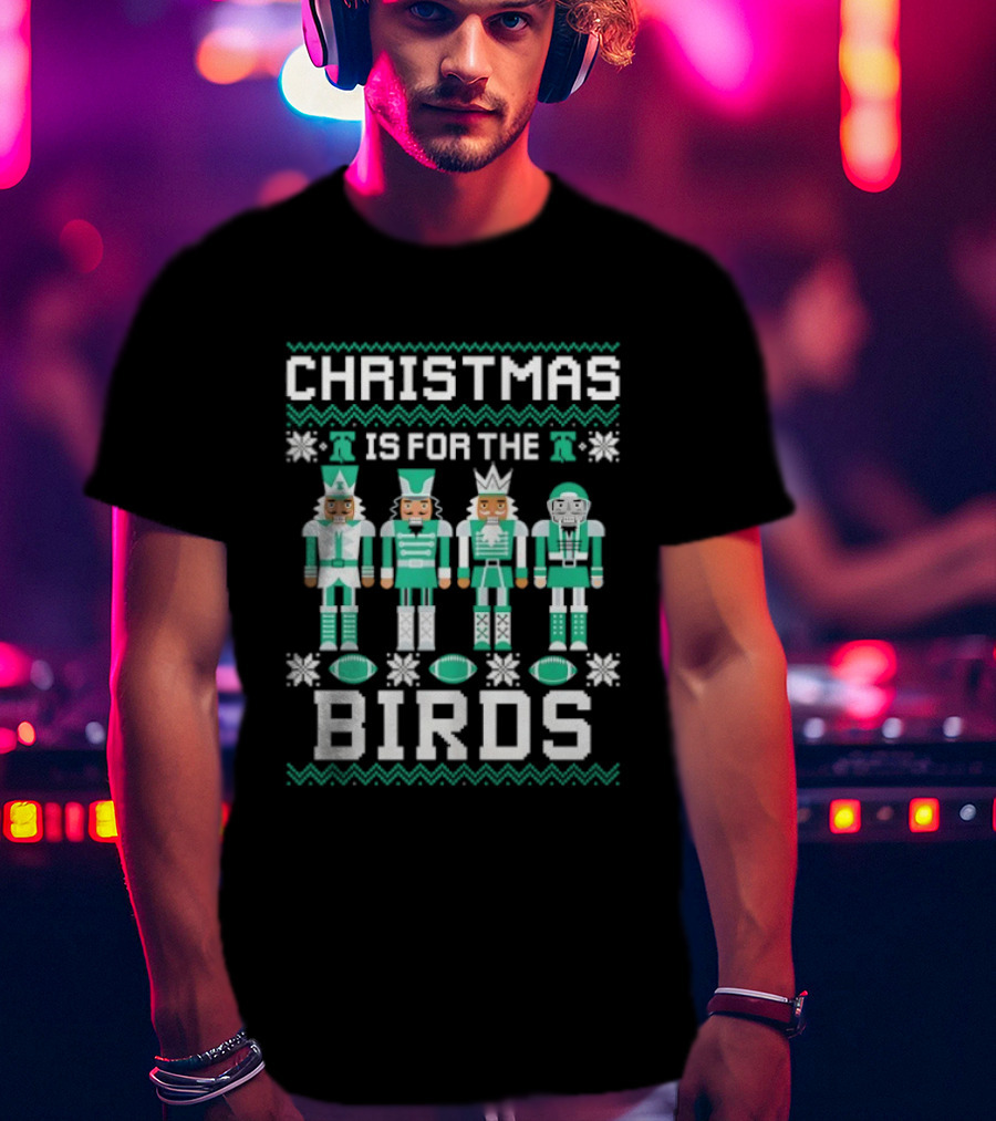 Christmas Is For Me Eagles Birds Nutcracker T-Shirt
