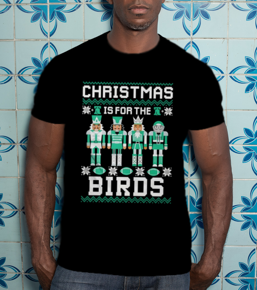Christmas Is For Me Eagles Birds Nutcracker T-Shirt