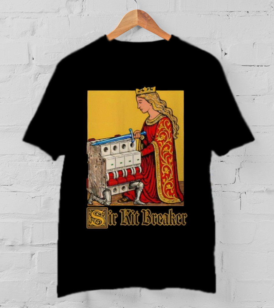 Sir Kit Breaker RuneScape Medieval Knight Parody T-Shirt