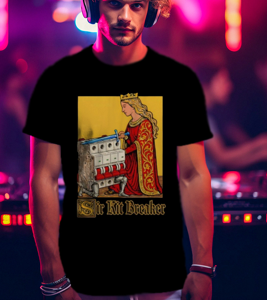 Sir Kit Breaker RuneScape Medieval Knight Parody T-Shirt