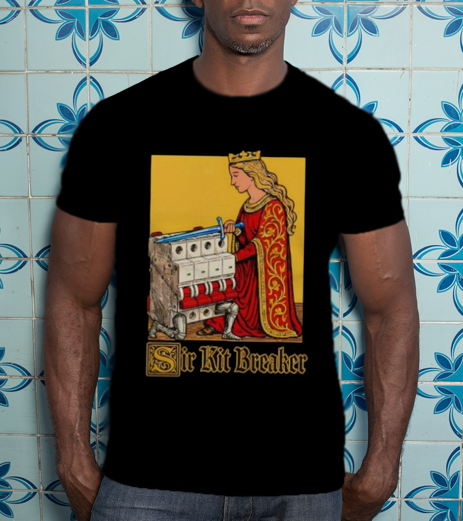 Sir Kit Breaker RuneScape Medieval Knight Parody T-Shirt