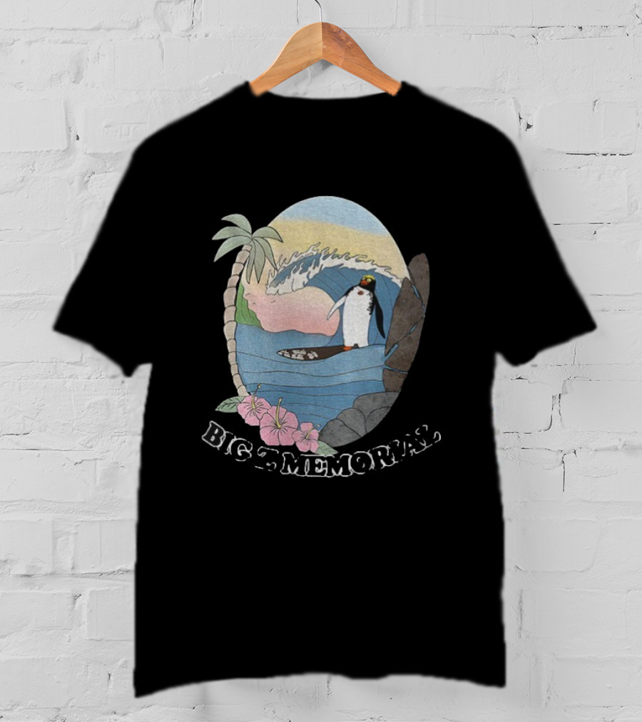 Big Z Memorial Surf's Up Penguin Wave Adventure T-Shirt