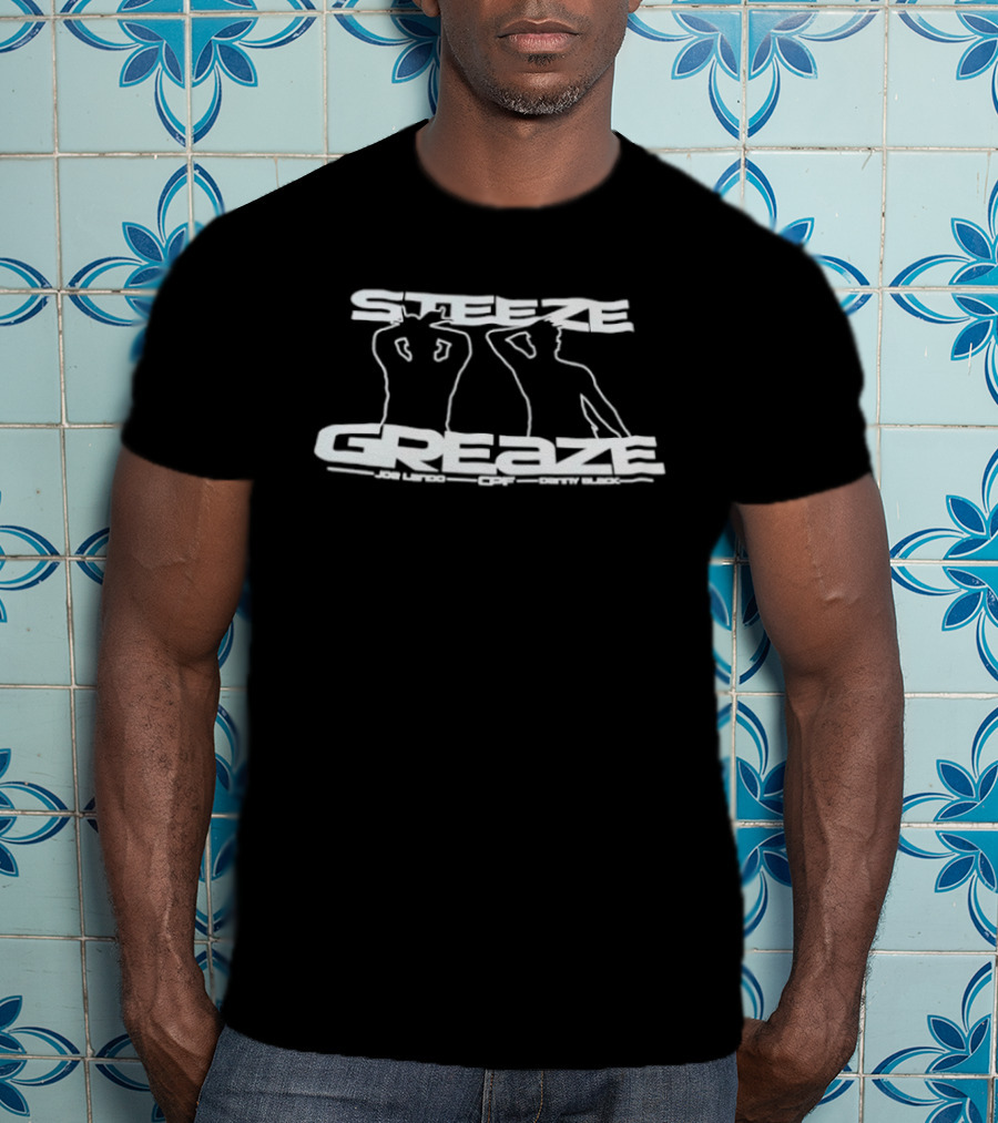 Steeze Greaze Joe Lado CPF Danty Black Silhouette Design T-Shirt