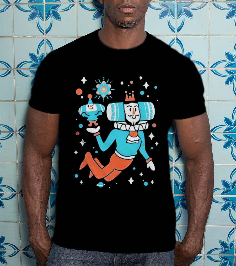 Space Dad Cool Katamari Prince Cosmic Adventure T-Shirt