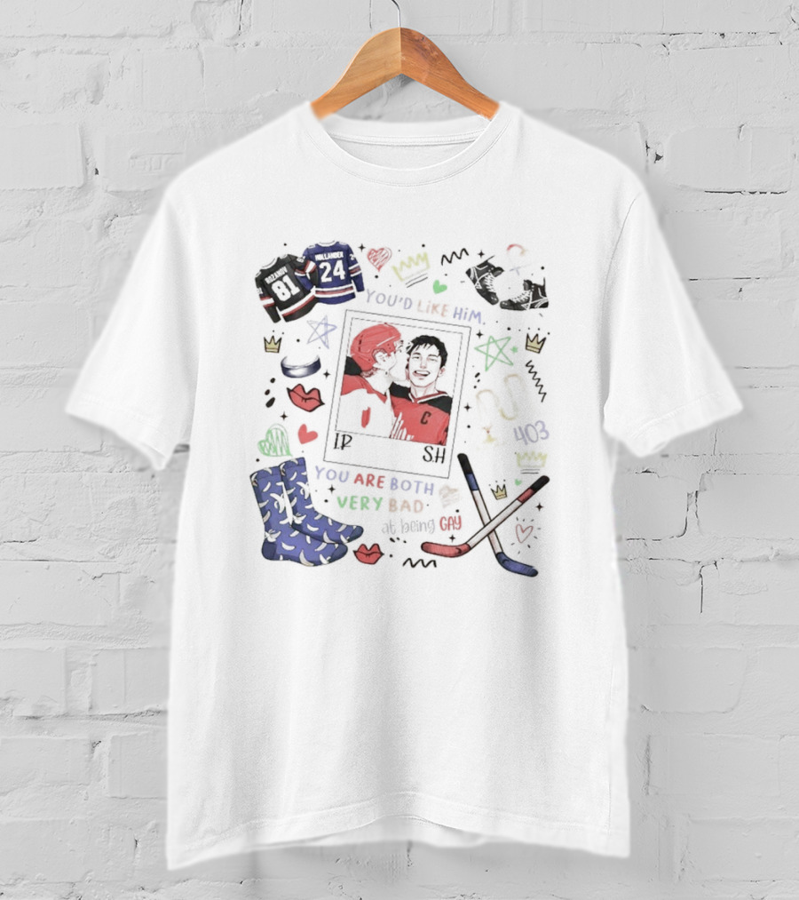 Ilya Rozanov Shane Hollander Hockey You'd Like Him You Are Both Very Bad T-Shirt