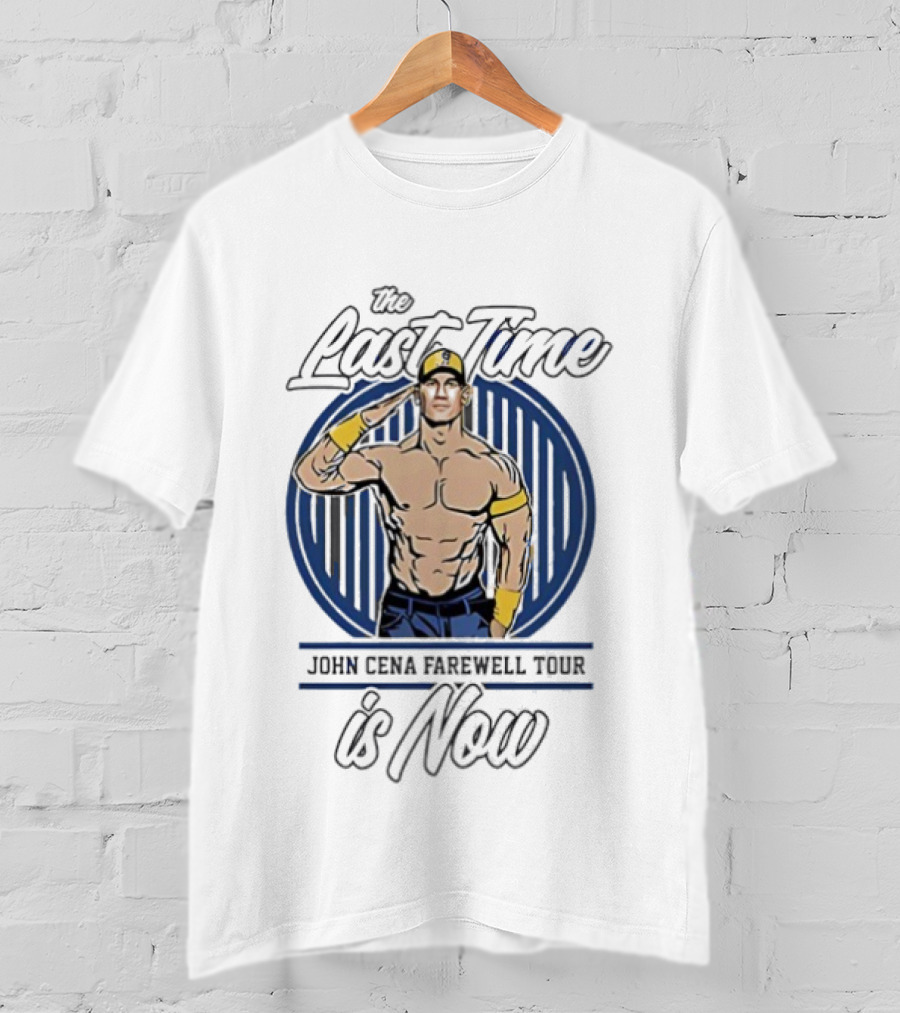 John Cena The Last Time Farewell Tour Is Now 2025 Salute T-Shirt