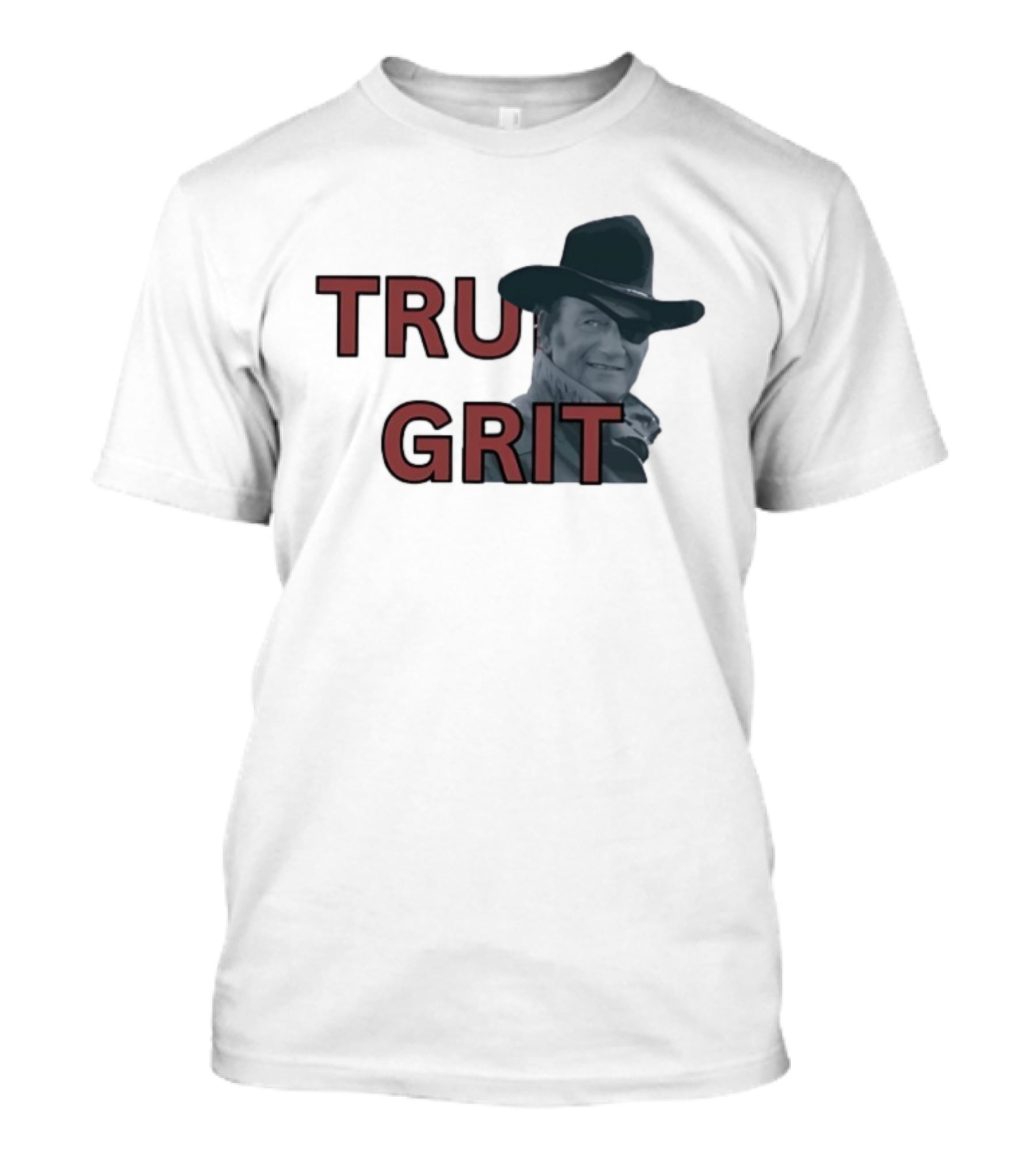 True Grit Marshal Reuben J. Cogburn Cowboy Movie Icon T-Shirt