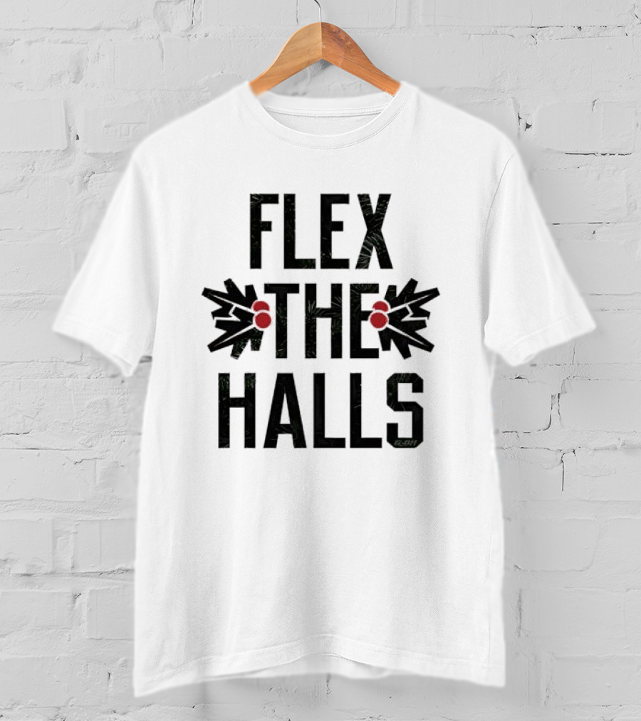 Flex The Halls Boxing Gloves Holiday Fun T-Shirt