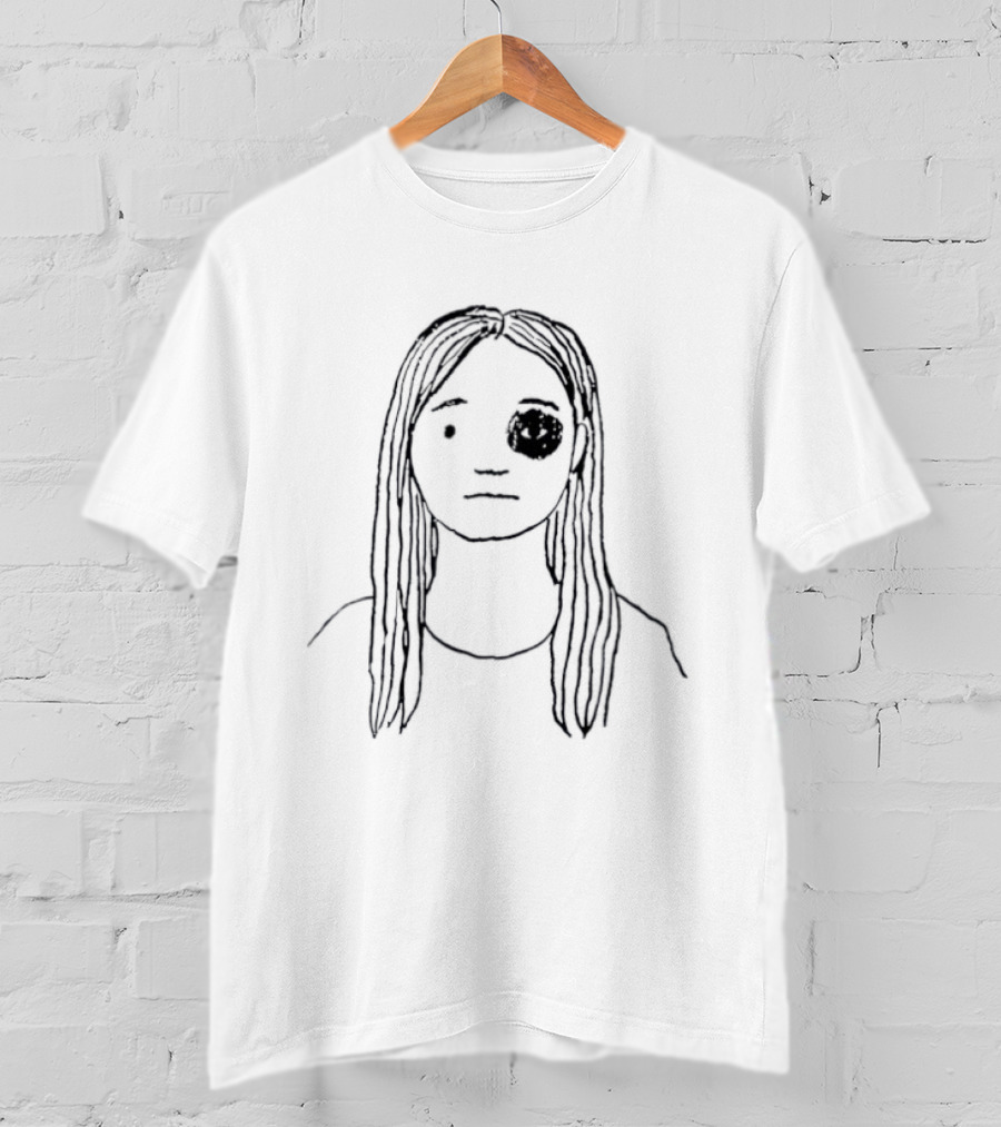 Praiseche Big Eyes Madonna Girl Portrait T-Shirt