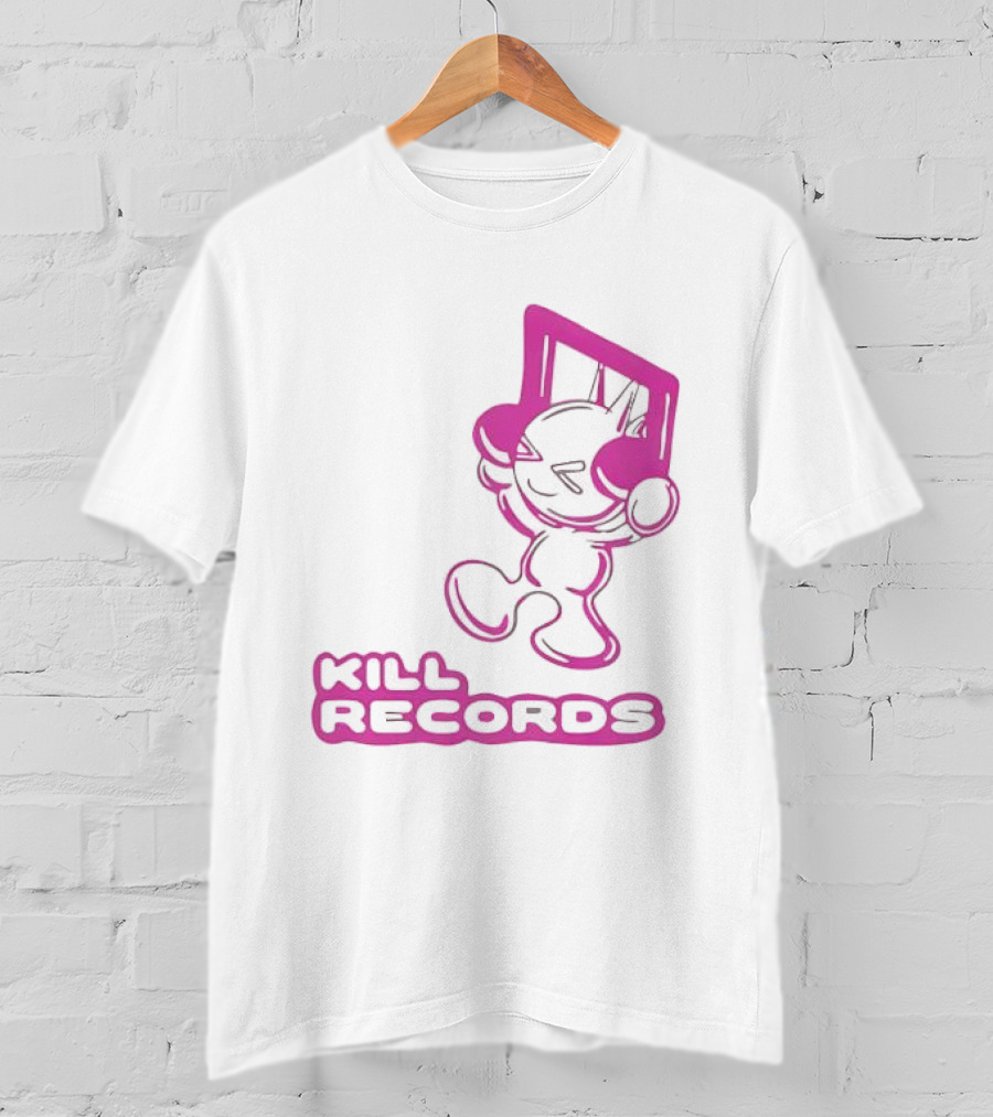 Lil Killa Kill Records Radio Icon With Music Notes T-Shirt