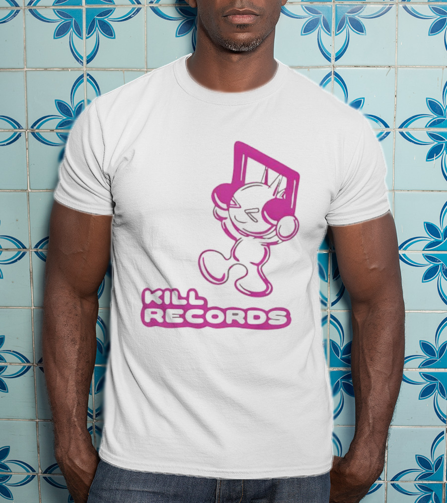 Lil Killa Kill Records Radio Icon With Music Notes T-Shirt