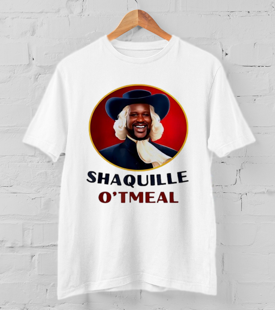 Shaquille Oatmeal Funny Meme Cereal Parody T-Shirt