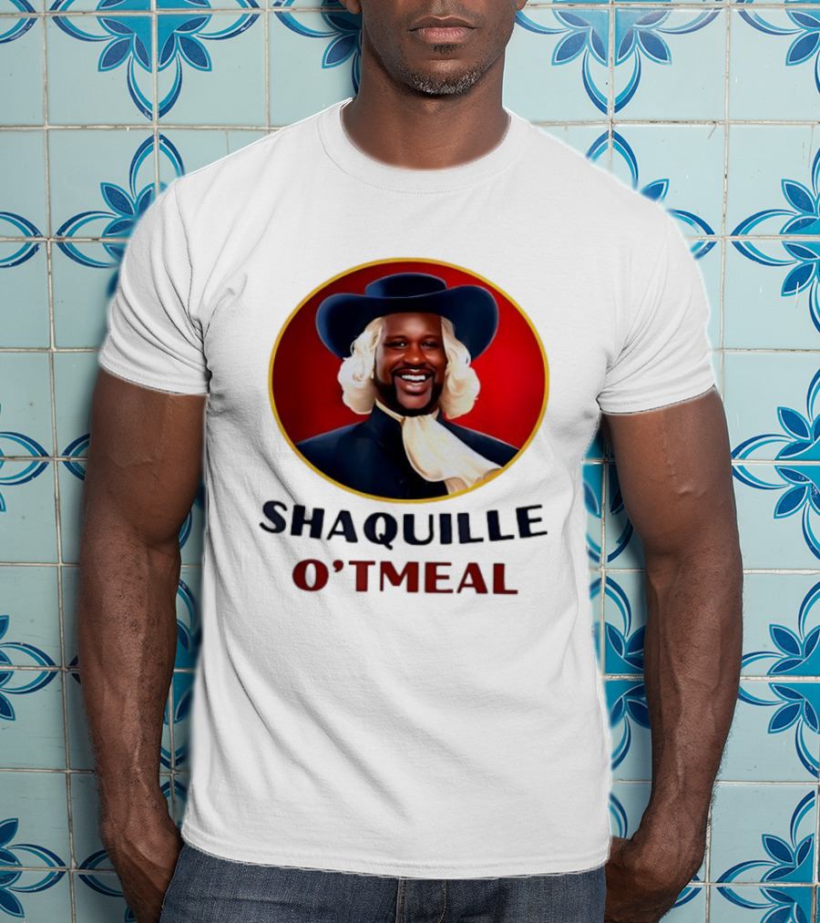 Shaquille Oatmeal Funny Meme Cereal Parody T-Shirt