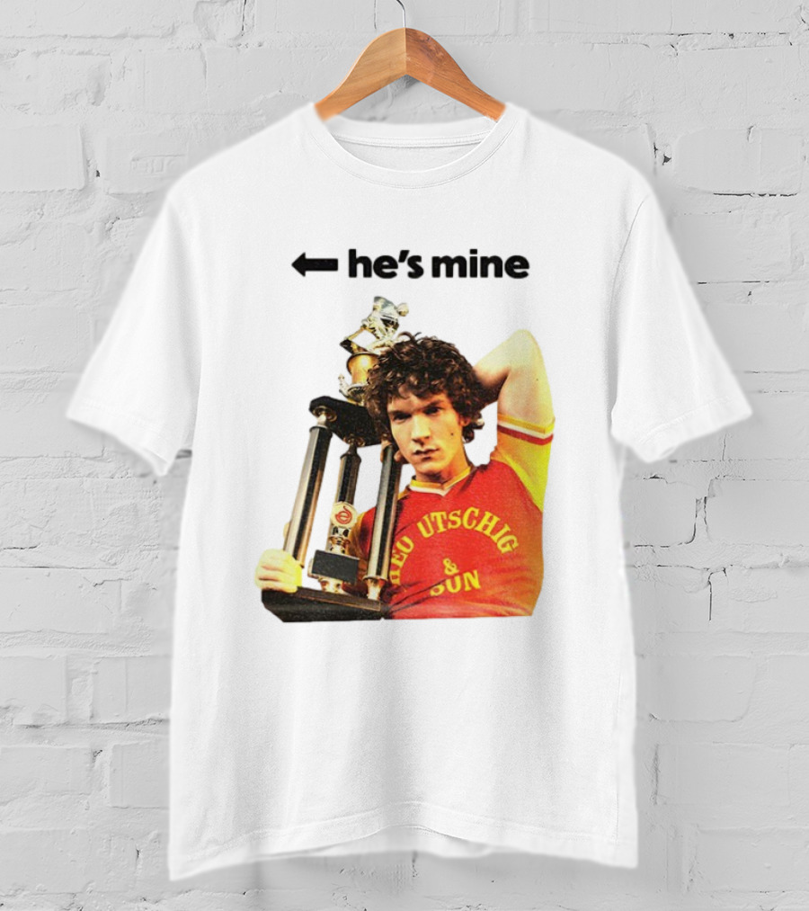 He's Mine Retro Trophy Winner Theo Utschig & Son Heated Rivalry T-Shirt