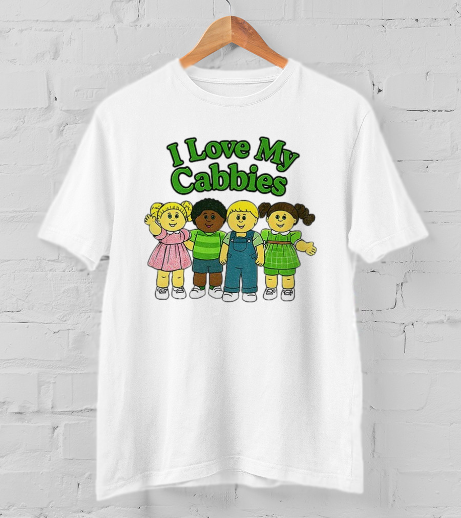 I Love My Cabbies Retro 80s Toy Characters Nostalgia T-Shirt