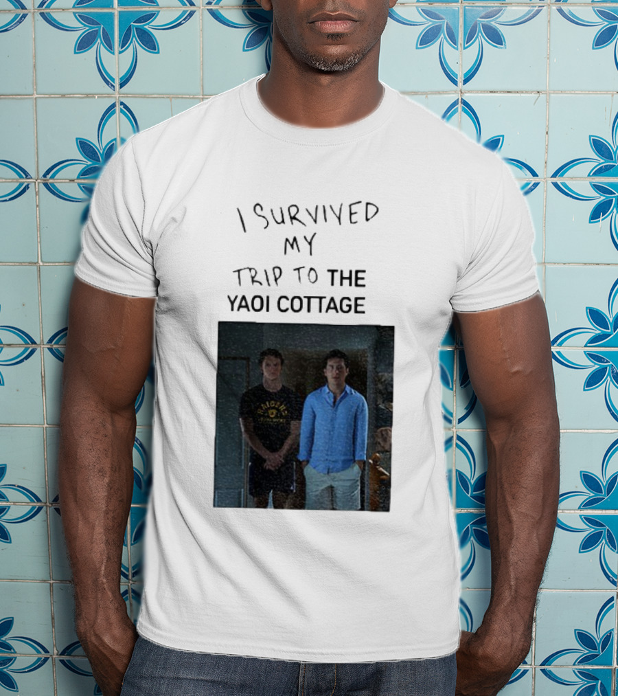 I Survived My Trip To The Yaoi Cottage Heated Rivalry Cottagecore LGBTQ+ Comedy Series T-Shirt