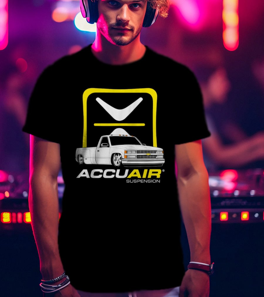 AccuAir Suspension Truck Emblem With Pickup T-Shirt