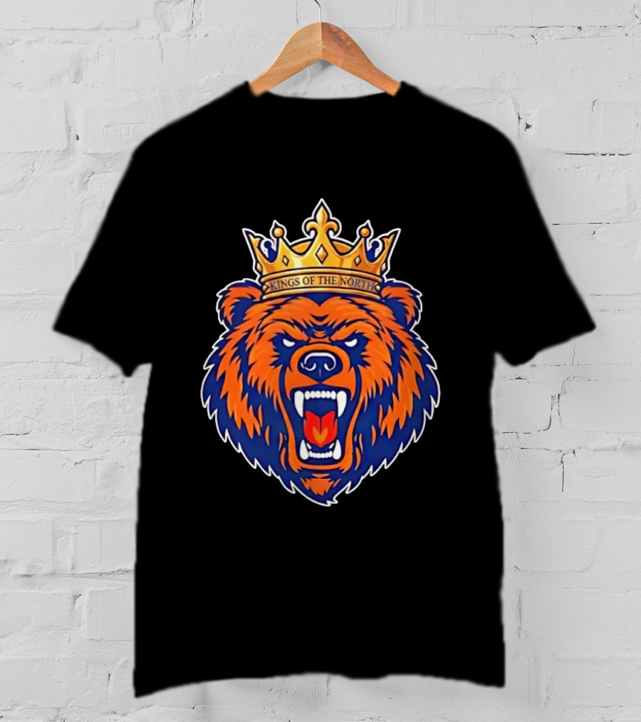 Chicago Bears Kings Of The North Bear Wear The Crown T-Shirt