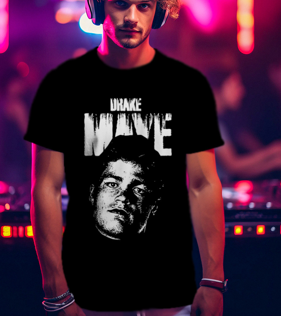 Drake Maye New England Patriots Black White T-Shirt