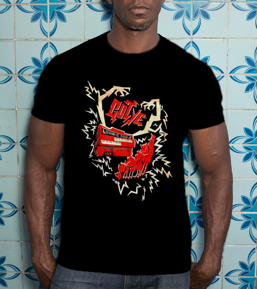 Gotye Lightning Red Keyboard Electric Energy T-Shirt