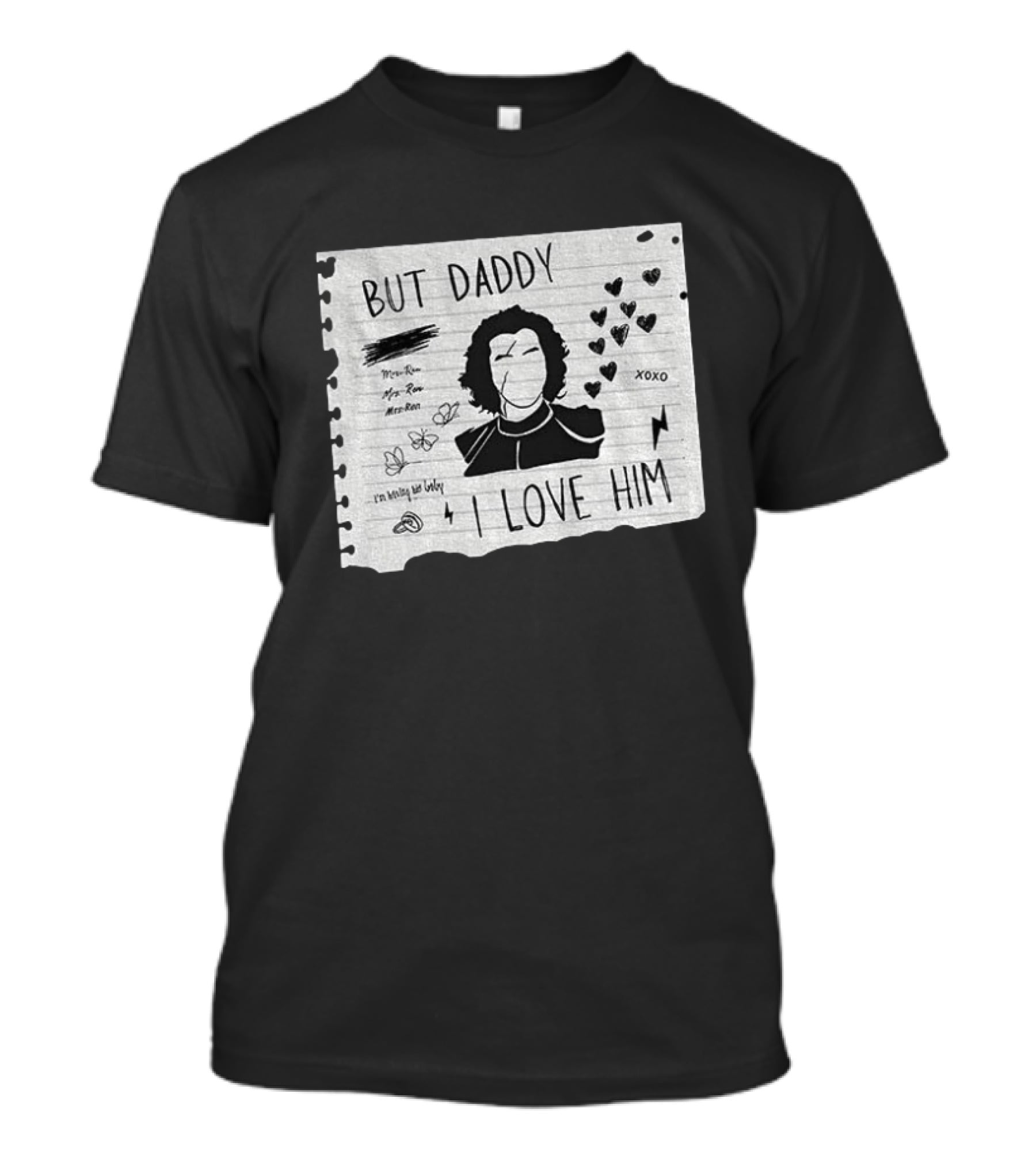 But Daddy I Love Him Kylo Ren Star Wars Mashup TTPD Xoxo Hearts T-Shirt