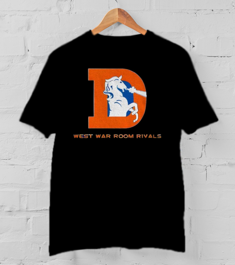 Denver Broncos AFC West War Room Rivals Old T-Shirt