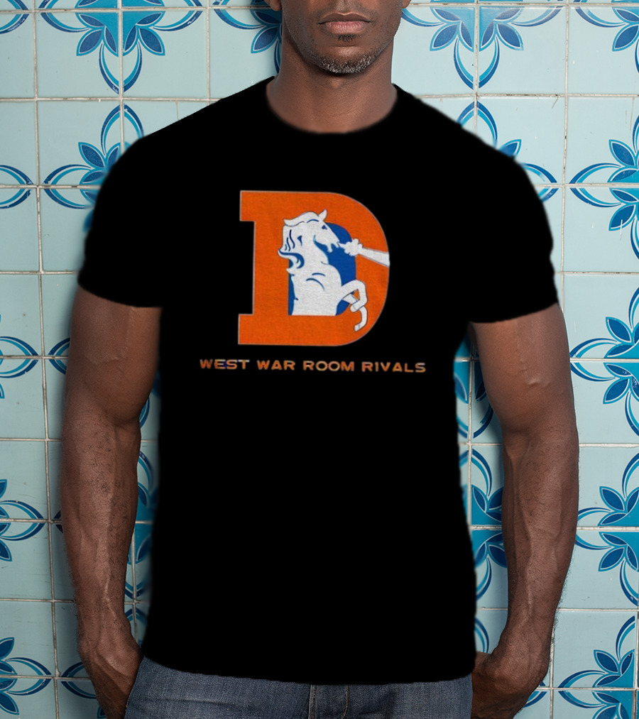 Denver Broncos AFC West War Room Rivals Old T-Shirt