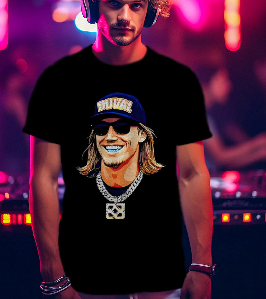 Duval Jacksonville Jaguars QB Trevor Lawrence Steezy Trev T-Shirt
