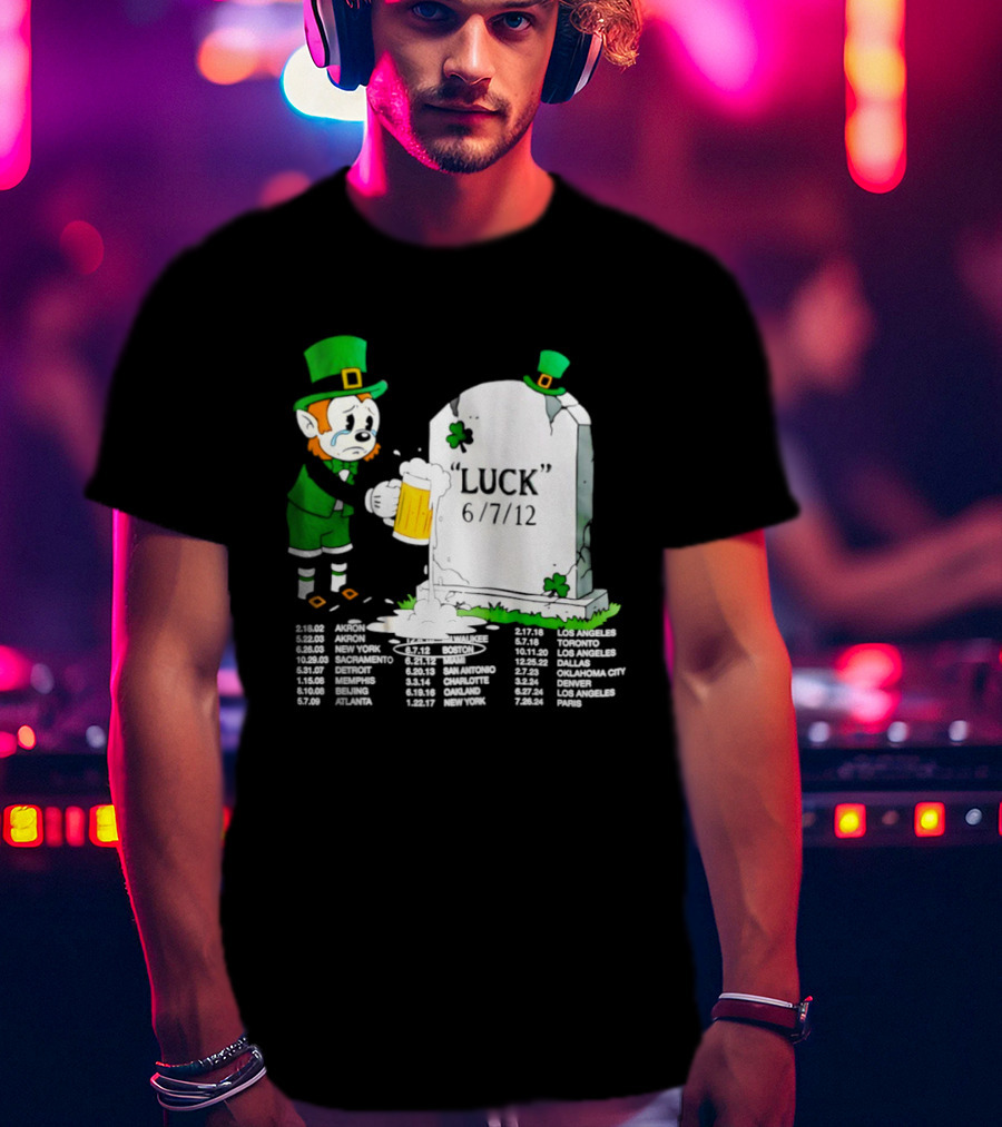 Leprechaun LeBron James Green With Envy Luck St. Patrick's Day 6 7 12 T-Shirt