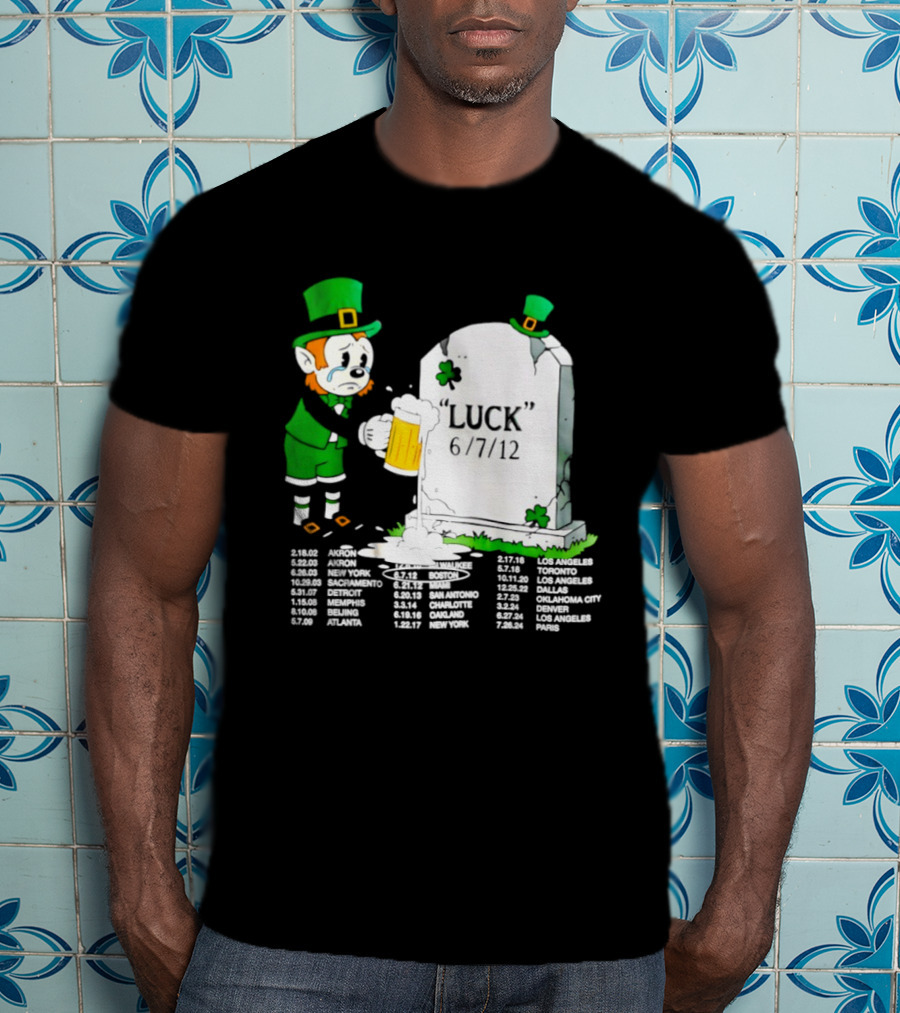 Leprechaun LeBron James Green With Envy Luck St. Patrick's Day 6 7 12 T-Shirt
