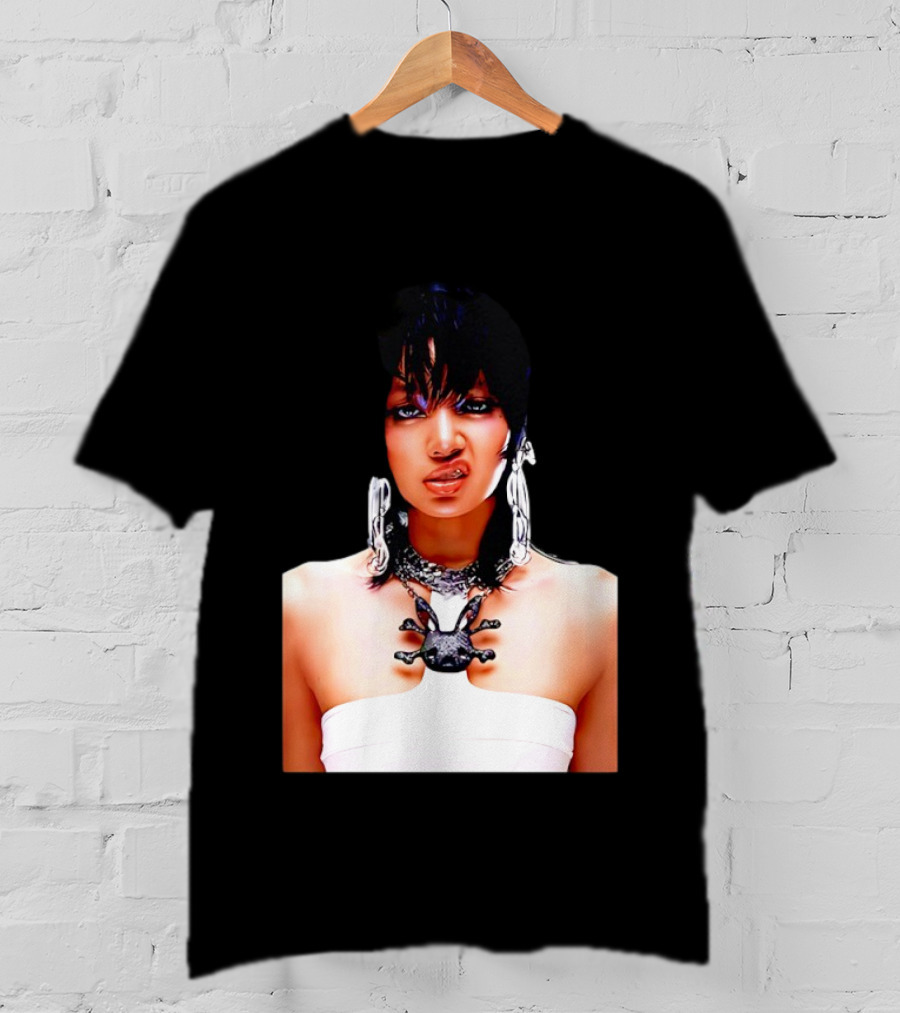 Lisa Rockstar Blackpink V1 Necklace And Earrings T-Shirt