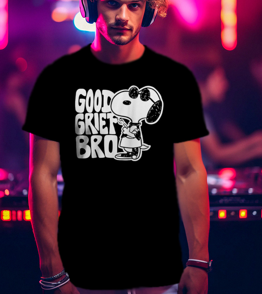 Snoopy Peanuts Good Grief Bro T-Shirt