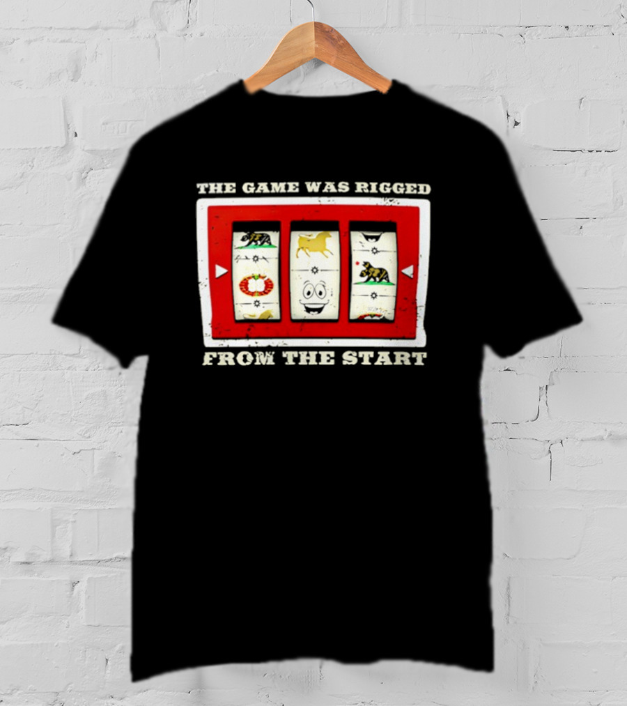 The Game Was Rigged From The Start Slot Machine Vintage Look T-Shirt