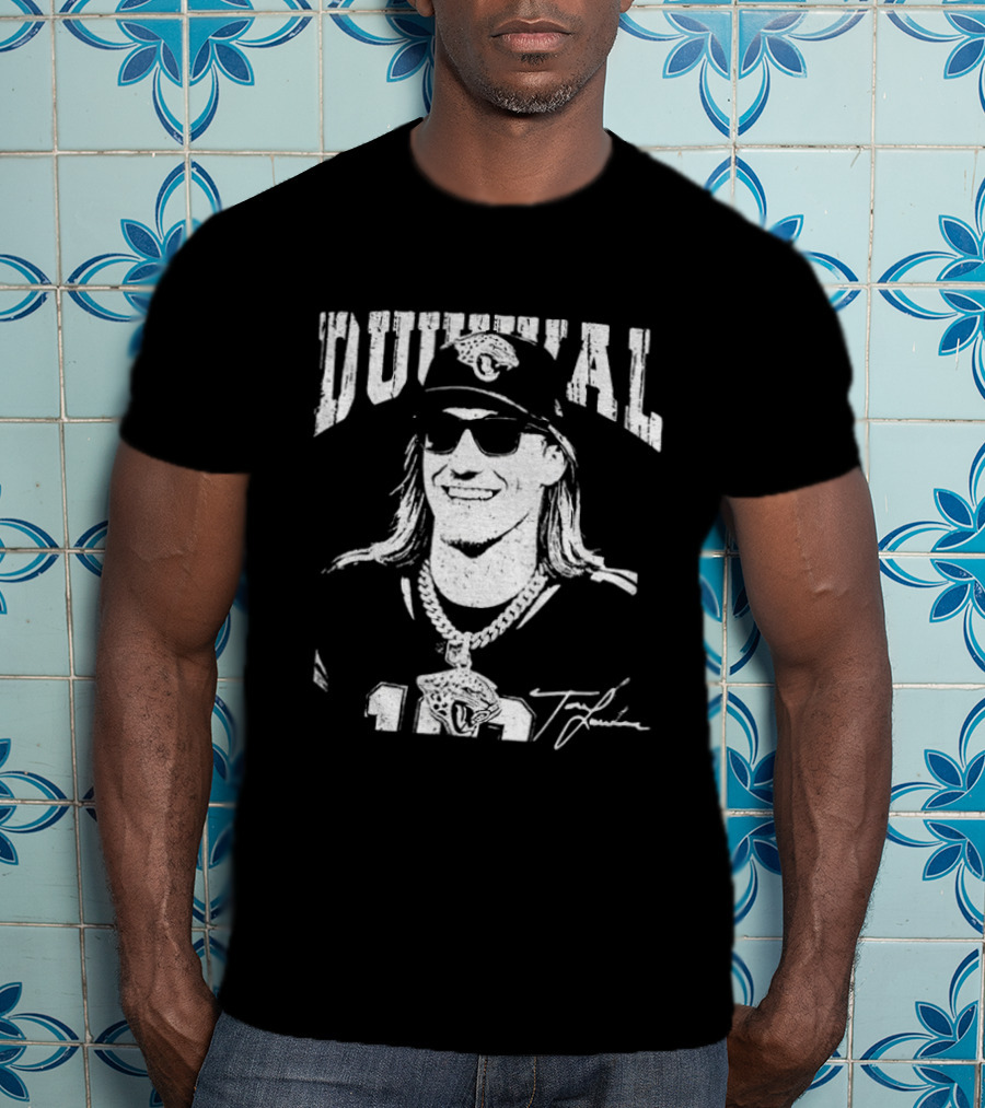 Vintage Duuuval Trevor Lawrence Jacksonville Football T-Shirt