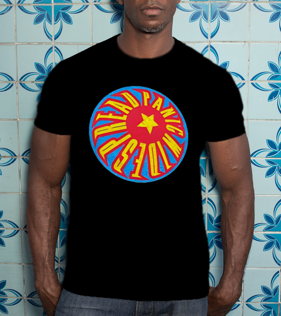 Widespread Panic Fireball Star Retro Circle T-Shirt